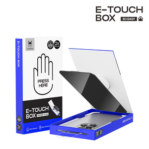 Heybingo <span class=keywords><strong>E</strong></span> Touch 360 ° Cover <span class=keywords><strong>O</strong></span>-Fold pellicola di protezione dello schermo Anti-polvere Anti Peeping vetro temperato pellicola per iPhone 15 16 17 Anti spia - Product Image 2