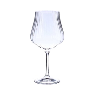 Verres <span class=keywords><strong>à</strong></span> vin en verre transparent créatifs TULIPA OPTIC en gros, 550 ml, légers, pour mariage, fête, anniversaire, événements - Product Image 1