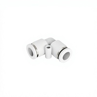 Raccord coudé pneumatique en plastique et cuivre à angle droit, à insertion rapide, pour cylindre, machine, tuyau d'air 4-16mm, garantie 1 an