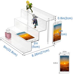 Kệ Đứng Bằng Nhựa Acrylic Trong Suốt Cho Màn Hình Hiển Thị Hình Pop Amiibo Funko, Các Bước Hiển Thị Để Trang Trí Và Sắp Xếp-Nhỏ - Product Image 6