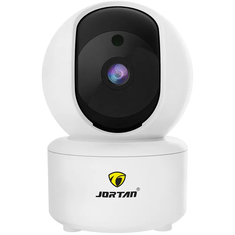 JORTAN kamera keamanan penglihatan malam, kamera keamanan Ip Wifi mendukung RJ45 Audio Monitor bayi 1080P 10x Zoom, kamera Mini dalam ruangan