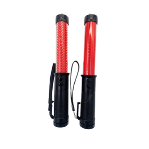 Bastone da traffico ricaricabile con interruttore finestra luce rossa lampeggiante di emergenza per avviso di sicurezza notturna - Product Image 4