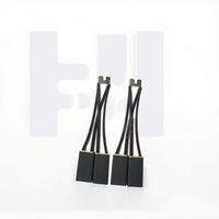 Brosse en carbone de haute qualité de la marque NIDE pour accessoires de moteur d'outils électriques, certifiée CE, modèle NDPJ-TS-17, origine Chine, vente en gros