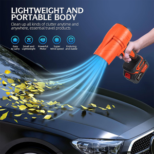 เครื่องเป่าลมแบบพกพา ใช้แบตเตอรี่ลิเธียมไอออน 21V สำหรับงานอุตสาหกรรม  แรงลม 600 กรัม รุ่น CB11 เครื่องเป่าผมสำหรับใช้ในครัวเรือนเกรดอุตสาหกรรม P - Product Image 2