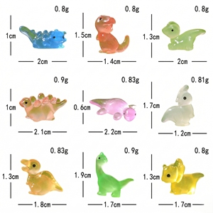Figurines de reptiles en résine peintes à la main, créatives, translucides, spirituelles, mythiques, lumineuses, éducatives et sensorielles - Product Image 2
