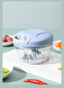 Picadora Manual de Carne, Prensa Giratoria de Ajo, Triturador de Verduras y Cebollas, Accesorios de Cocina - Product Image 4