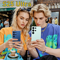 Nuevo Smartphone para Juegos S25 Ultra 5G, Diseño Transfronterizo, Cuatro Núcleos, Doble SIM, Pantalla HD, 108MP, Reconocimiento Facial en Español