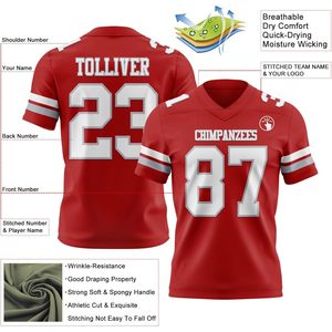 Maillot de football personnalisé à col en V, sublimé, anti-humidité, uniformes d'entraînement unisexes pour hommes, femmes, adultes IMPROVEMENTS SPORTS - Product Image 3