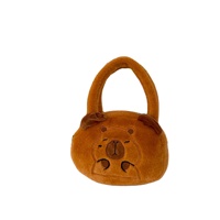Sac à main en peluche Capybara en vente chaude, jouet en peluche en fourrure douce, animal en peluche Capybara de dessin animé pour enfants