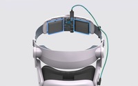 Sangle de tête avec batterie pour VR/VR Quest 2, sangle de tête avec batterie de 5200 mAh pour VR/VR Quest 2