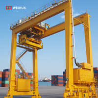 Conteneur de pneu en caoutchouc de type RTG le plus vendu 25 tonnes 30t 40t 50t 60t 70t grue à portique pour une manipulation efficace du port