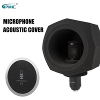 Couverture d'éponge insonorisante de microphone professionnel F2 couverture d'éponge d'isolation phonique de coton insonorisant de microphone vivant
