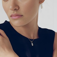 Pendentif en verre soufflé coloré, acier inoxydable plaqué or 18 carats PVD, pétales allongés, pour femmes