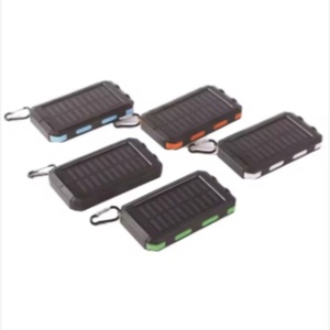 Batterie externe portable rechargeable 10000 mAh double USB étanche à énergie solaire, batterie au lithium polymère - Product Image 3
