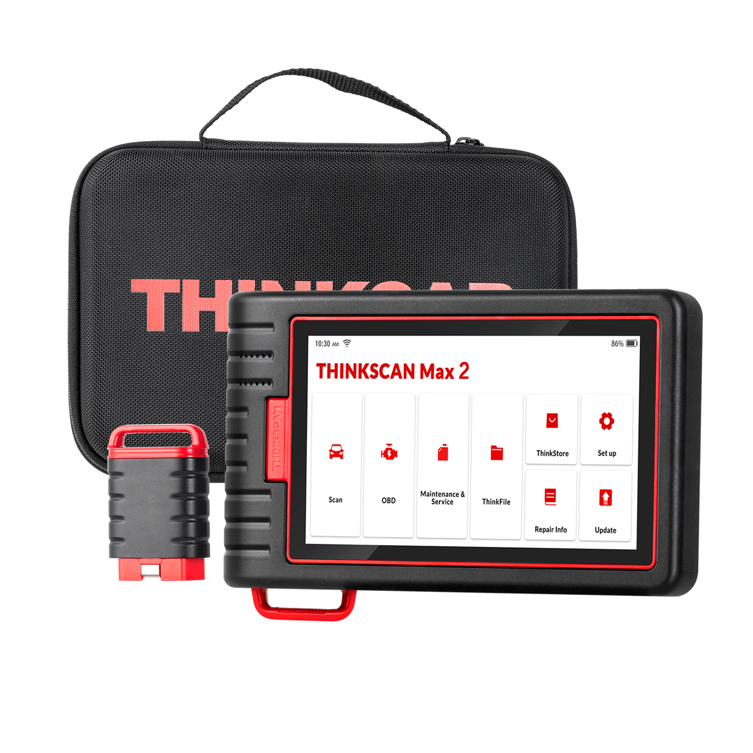 THINKCAR Thinktool ThinkScan Max 2 Full system Lifetime free AF DPF IMMO 28 Reset ECU Coding OBD2 Scanner Support CANFD For GM