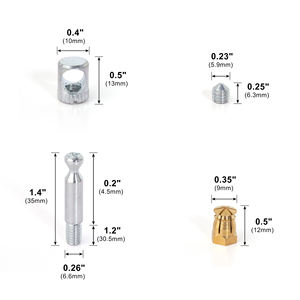 लकड़ी के बोर्ड के लिए लकड़ी के बोर्ड के लिए रॉड थ्रेड फिटिंग धातु कनेक्टर को जोड़ने वाली लकड़ी के बोर्ड के लिए - Product Image 3