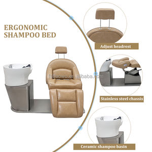 Salon de <span class=keywords><strong>coiffure</strong></span> station de massage électrique shampooing lit meubles de salon shampooing chaise avec lavabo pour cheveux - Product Image 5