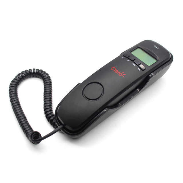 2023 Black Trimline Corded Phone with Caller ID/Call Waiting Telephone