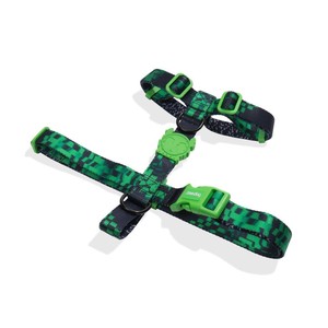 Arnés Glitch 410 H-Harness con Patrón de Camuflaje Verde, Arnés Ajustable para Perros - Product Image 1