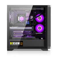 Échantillon gratuit boîtier d'ordinateur de bureau E-ATX armoire tour complète de jeu boîtier PC verre trempé ITX M-ATX ATX tours de boîtiers d'ordinateur