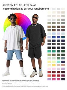 <span class=keywords><strong>Felpa</strong></span> con Collo Tondo Foderata in Pile 350g per <span class=keywords><strong>Uomo</strong></span>, Stile <span class=keywords><strong>Oversize</strong></span> Autunno Inverno, Top Maschile Ampio Personalizzabile - Product Image 3