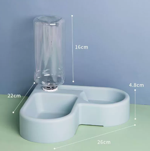 Comedero y Bebedero Automático para Mascotas Dos en Uno Personalizado, Dispensador de Agua y Comida para Perros, Plato de Alimentación Interior Anti-Mojo en la Boca - Product Image 2