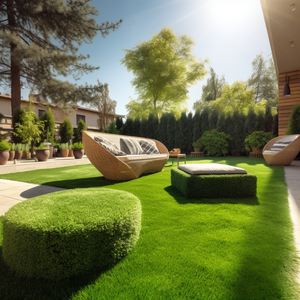 <span class=keywords><strong>Gazon</strong></span> artificiel robuste à drainage rapide, qualité professionnelle, directement de l'usine, pour terrasses <span class=keywords><strong>et</strong></span> zones <span class=keywords><strong>piscine</strong></span> - Product Image 4