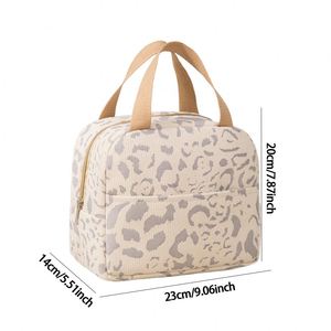 OEM Customizable New Ink-<b>wash</b> Patterned Insulated <b>Bags</b>, Portable Thickened Hand-held <b>Large</b>-capacity Lunch <b>Bags</b> - Product Image 2