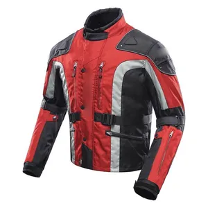 TNAC Black Motorcycle Jacket Coat Windproof Warm Waterproof Motorcycle and Auto racing wear