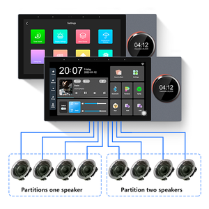 Pantalla Táctil Inteligente de 7 Pulgadas Compatible con Q7, Salida de Altavoz de Música Integrada, Puede Conectar 8 Altavoces con Cable, Control WiFi Tuya, Smart Life US - Product Image 3