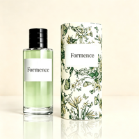 Bouteilles de parfum en verre personnalisables avec vaporisateur 30ml 50ml 100ml, flacons de parfum vides en verre avec vaporisateur, boîte personnalisable