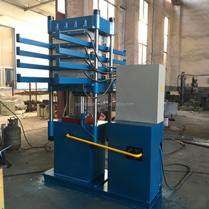 Presse à carreaux de sol en caoutchouc robuste, machine de pressage multicouche professionnelle pour usine de recyclage - Product Image 4