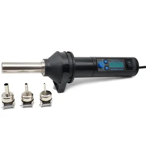 ปืนลมร้อนแบบพกพา 8032D 220v พร้อมหน้าจอ LCD ดิจิตอล สถานีบัดกรีและปืนลมร้อน ควบคุมอุณหภูมิสำหรับงานบัดกรีและถอดบัดกรี - Product Image 2