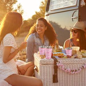 Fundas Reutilizables Personalizadas con Lazo para Vasos de Café Helado, Funda de Neopreno Rosa con Lazo para Café, Portavasos Aislante de Neopreno - Product Image 6