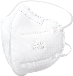 प्रमाणित n95 डिस्पोजेबल कार्बन धूल मास्क 5 परत फोम नाक पैड एकल लपेटें सफेद श्वसन - Product Image 6