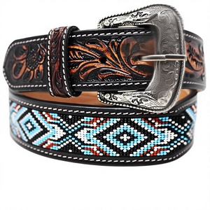 Ceinture unisexe vintage en cuir de vachette avec boucle ardillon carrée en acier, imperméable, durable, écologique, longueur 138 cm - Product Image 2