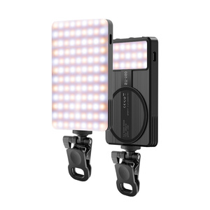 New st160 hai mặt từ điền vào ánh sáng cho điện thoại máy ảnh ba màu chiếu sáng di động cho live streaming - Product Image 1