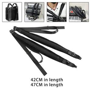 2 pezzi durevole professionale fisarmonica cinturini bassi 42cm spalline borsa professionale strumento musicale accessorio di ricambio - Product Image 5