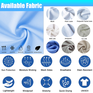 Áo sơ mi dài tay OEM chống nắng, đi bộ ngoài trời, có mũ trùm đầu, họa tiết rằn ri, chống tia UV, câu cá, chất liệu polyester nhẹ, UPF50, áo hoodie câu cá - Product Image 5