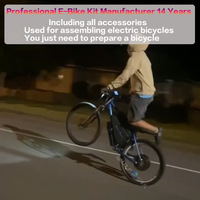 Moteur de Moyeu à Entraînement Direct Sans Balais et Sans Engrenage de 5000W, 2000W, 3000W ou 8000W et Kit de Conversion Vélo Électrique avec Batterie pour E-Bike