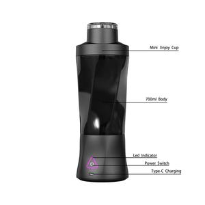 Tốc Độ Cao Xách Tay Máy Xay Sinh Tố Cup Nạp Tiền Máy Xay Sinh Tố Điện Trái Cây Máy Ép Trái Cây Chai Mini Cá Nhân Máy Xay Sinh Tố Cho Lắc Và Sinh Tố - Product Image 3