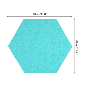 Handmade Custom Adhesive Hexagon Felt <b>Pin</b> <b>Board</b> Durable <b>Fabric</b> Material for Home Decor - Product Image 6