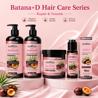 Kit de soin capillaire de luxe Super Batana D Pure Collagen 4 en 1 : shampooing réparateur, après-shampoing, masque et huile essentielle