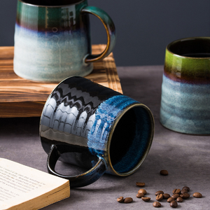 <b>Large</b> Capacity Cartoon Style Ceramic Stoneware Mug Coffee Tea Food Safe Dishwasher Microwave Safe Reusable Business <b>Gifts</b> - Product Image 3