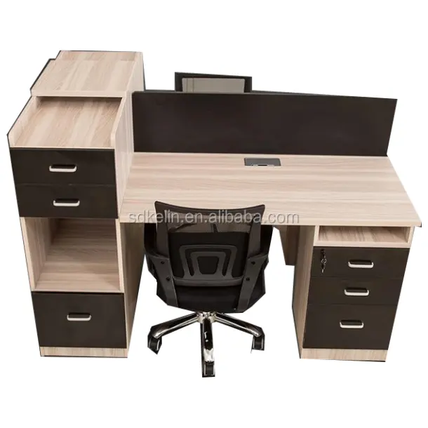 Hot sale double computer desk for office