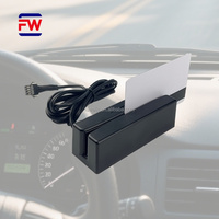 Lector de Tarjetas de Banda Magnética Mini Programable por Puerto Serie RS485 FUWEI, Interfaz USB2.0, Material ABS, Protocolo ISO7811 (123 Pistas)