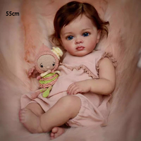 Muñeca Bebé Reborn al por Mayor para Niñas, Regalos, Linda y Realista, Simulación de Recién Nacido, Juguete Infantil, Accesorios para Juegos de Imitación