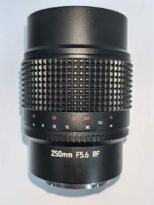 Objectif <span class=keywords><strong>reflex</strong></span> manuel 250 mm F5.6 pour appareils photo <span class=keywords><strong>Sony</strong></span> E, plein format, interface de filtre 58 mm, prise de vue macro à 1,5 m - Product Image 1