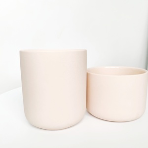 Wholesale Custom Supplies Luxury Ceramic Candle Vessel Empty Candle Container Eco Friendly Candle Jar - Product Image 3