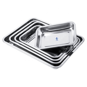 ถาดใส่เครื่องมือแพทย์ KSMED รุ่น Medical Portion square Tray ทำจากสแตนเลส 304 สำหรับศัลยกรรมกระดูก คุณภาพดีที่สุด ถาดปลอดเชื้อสำหรับใส่เครื่องมือสแตนเลส - Product Image 2